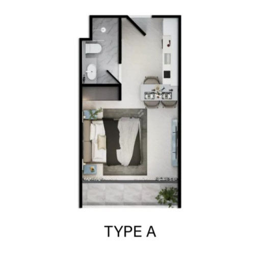 SunHills Layan, Studios - from 26 m² to 30 m²