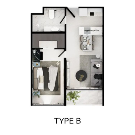 SunHills Layan, 1 bedroom apartments - from 42 m² to 53 m²